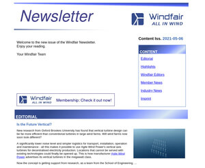 Windfair-Newsletter last Edition