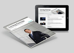 Siemens Energy Kundenmagazin „Living Energy“ jetzt auch als Applikation für das iPad erhältlich