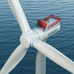 Leistungssteigerung bei direkt angetriebener Offshore-Windenergieanlage von Siemens