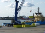 Siemens wählt Cuxport als Servicelogistiker für Konverterplattformen in der Nordsee