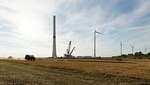 Königshovener Höhe: Erste Windkraftanlage der zweiten Bauphase erzeugt Strom