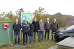 Windkraft Heiden und Heidener Bürgermeister Benson eröffnen neue Ladesäule für Elektrofahrzeuge aus sauberem Windstrom 