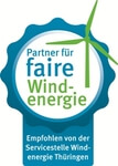 Energiekontor mit dem Siegel „Faire Windenergie Thüringen“ ausgezeichnet