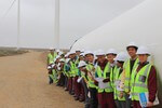 Learners visit wind farm to learn more about wind energy