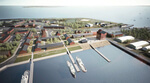 Offshore-Quartier im Borkumer Hafen: neuer Wohnraum für Service-Mitarbeiter der Windparks auf See