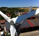 ¡Incluso en Franconia usas el viento para generar electricidad!