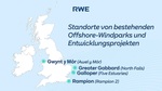 RWE schließt Pachtverträge zur Entwicklung von vier Offshore-Wind-Erweiterungsprojekten in Großbritannien