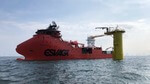 The ’Esvagt Dana’ supports Siemens Gamesa in the Baltic 