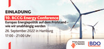 EINLADUNG zur 10. BCCG Energy Conference