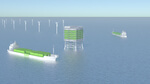 Wasserstofferzeugung auf dem Meer: Fraunhofer ISE entwickelt Konzept für Wasserstofferzeugung auf einer Offshore-Plattform