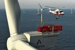 Experimental offshore floating wind farm project at Fukushima