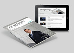 Siemens Energy Customer Magazine “Living Energy“ now also available as iPad app