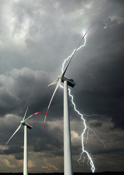 DEHN protects wind turbines.