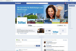 Eine Plattform zum „Live-dabei-Sein“, Austauschen, Informieren und Kommentieren bietet Triflex mit seiner Unternehmensseite auf www.facebook.com/Triflex. 