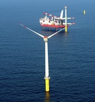 Erste AREVA Windkraftanlagen im Stadtwerke-Windpark sind errichtet Trianel Windpark Borkum wächst in die Höhe