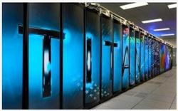 Titan is the nation’s most powerful supercomputer, with a peak performance of 27 petaflops. It is also one of the few petaflop systems using traditional CPUs and graphics processing units (GPUs).
