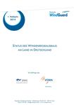 Windenergie an Land - Halbjahresstatistik 2014 für Deutschland: Starker Ausbau der Windenergie an Land