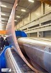 Da geht’s rund: SKF liefert Speziallager für eine der weltweit größten Vier-Walzen-Biegemaschinen 
