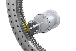 Liebherr-Lösung der integrierten Schmiermittelversorgung für Verstellgetriebe