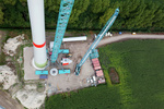 First trial - Liebherr 1000 EC-B 125 Litronic Flat-Top crane erects wind turbine