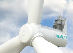 The direct drive technology of the 52 Siemens wind turbines assures high reliability and maintainability.