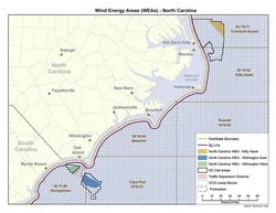 North Carolina Wind Energy Areas (Picture: BOEM)
