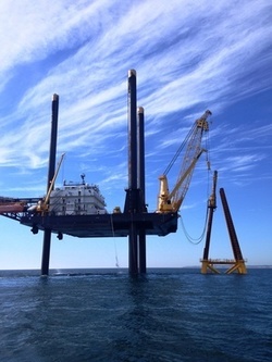 JASCO is measuring and monitoring underwater noise from construction of the first North American offshore wind farm.