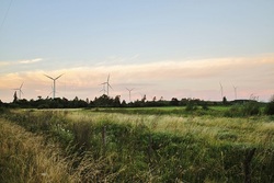 Cuel Wind Farm, Biobío Region Chile. Developed, constructed and operated by Mainstream Renewable Power Chile