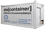 ELA Container Offshore GmbH auf der ADIPEC 2015 in Abu Dhabi