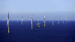 ?Borkum Riffgrund 1 Offshore Wind Farm in the German part of the North Sea.