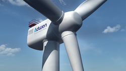 The Adwen 8MW turbine model (Copyright: Adwen)