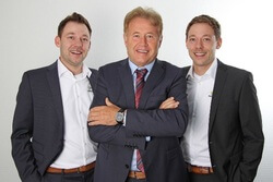Left to right: Klaus Lammers, Bruno Lammers, Simon Lammers
