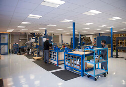 Bolitight's new 325 square metre modern production facility has been purpose-designed.  It has been fitted out with production cells equipped with special assembly tools and pressure testing cabinets.