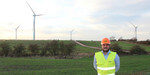 Turbines in place at Lambs Hill wind farm site