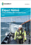 Report reveals massive range of UK wind, wave and tidal energy industries’ exports