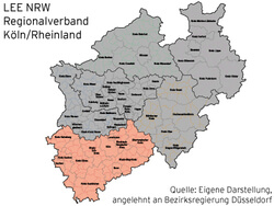 Karte: LEE NRW