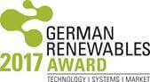 Bild: Branchenpreis “German Renewables Award 2017“: Einsendeschluss ist 19. Mai 2017