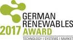 Branchenpreis “German Renewables Award 2017“: Einsendeschluss ist 19. Mai 2017