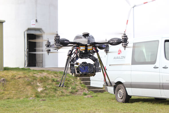  The Altura ATX8 drone is used by Availon. (Image: ©Availon GmbH)