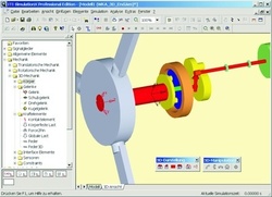 Vom Rotor bis zum Generator: 3D-Mechanik-Modell des Triebstranges einer Windenergieanlage.
