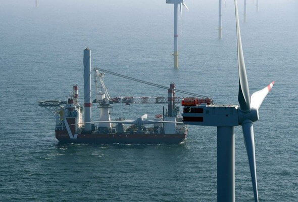 Turbineninstallation Offshore-Windpark Nordsee One (Bild: Nordsee One GmbH)