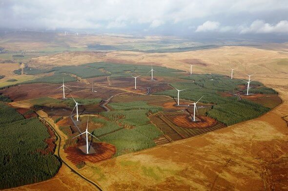 As demonstrated on recently completed Andershaw wind farm, next generation turbine technology can facilitate further cost reductions. (Image: Statkraft)