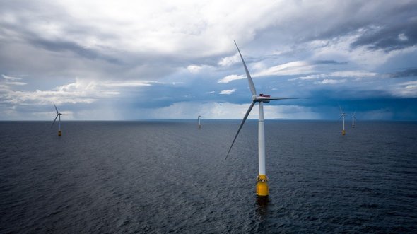 The Hywind Scotland floating wind farm. (Photo: Øyvind Gravås / Woldcam - Statoil ASA)