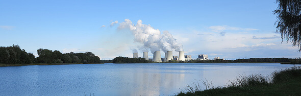 Das Kohlekraftwerk Jenschwalde gehört zu den dreckigsten in Europa. (Bild: NABU)