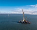 Mammoet installs four wind turbines at Nissum Bredning near shore wind farm
