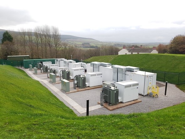 This is an example of an NEC energy storage project completed in December of 2017 in Cleator, UK
