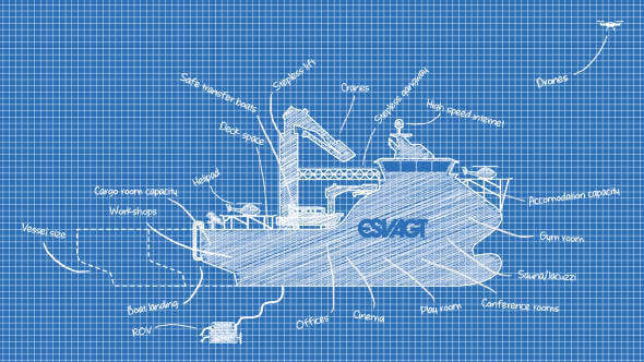 An ESVAGT SOV can be customised to meet all demands in offshore wind parks. (Image: ESVAGT)