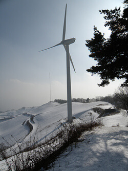 Windpark in Daegilee, Südkorea (Bild: Lahmeyer International)