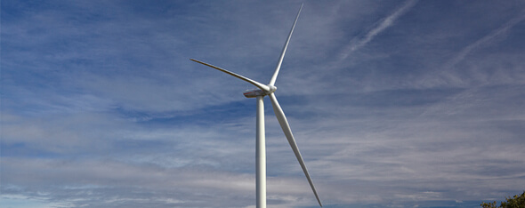 Wind turbine in the Barasoain Experimental Wind Farm (All images: ACCIONA)