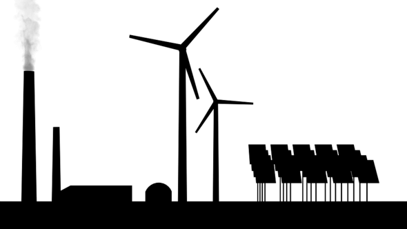 The shares of fossil and renewable energy in the electricity mix are shifting (Image: Pixabay)
